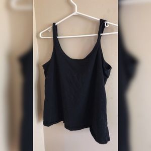 Black tank top